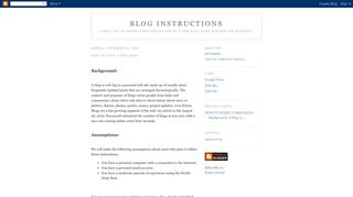 Blog Instructions - Blogspot - Blogger.com