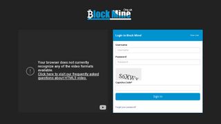 Blockmine - Login
