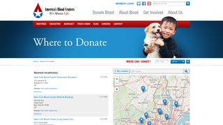 Where to Donate - America's Blood Centers
