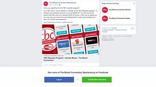 Have you signed up for the TBC rewards... - The Blood Connection ...