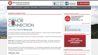 Donor Connection - Blood Bank of Alaska