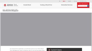 Online Blood Drive Management | Red Cross Blood Services