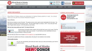 Hero Rewards - Blood Bank of Alaska
