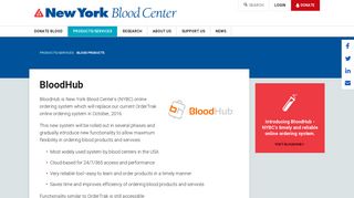 BloodHub | New York Blood Center