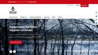 Memorial Blood Centers: Home