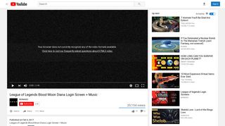 League of Legends Blood Moon Diana Login Screen + Music - YouTube