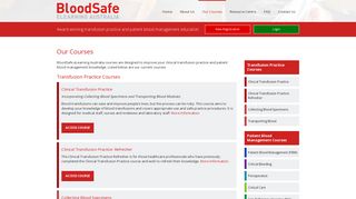 Our Courses | BloodSafe eLearning Australia