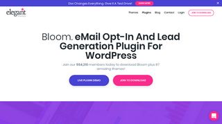 Bloom Email Opt-In Plugin For WordPress - Elegant Themes
