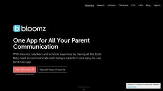 Bloomz - The Parent Communication App for Schools & Teachers