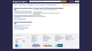Bloomberg Businessweek Customer Service - Magazine-Agent.com