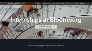 Internships at Bloomberg | Bloomberg Careers