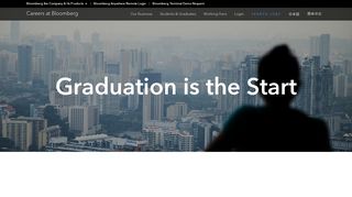 Graduation is the Start | Bloomberg Careers