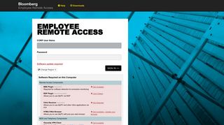 old site - Bloomberg Employee Access