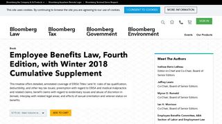 Employee Benefits Law, Fourth Edition, with Winter ... - Bloomberg BNA