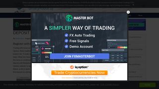 Deposit With Bloombex | Binary Options Guide - Binary Auto Trading