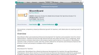 BloomBoard | Product Reviews | EdSurge