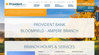 Provident Bank Branch - 100 Bloomfield Ave - Bloomfield, NJ