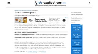 Bloomingdale's Application, Jobs & Careers Online