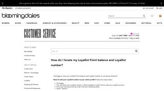 How do I locate my Loyallist Point balance and Loyallist number?