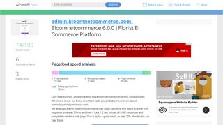 Access admin.bloomnetcommerce.com. Bloomnetcommerce 6.0.0 ...