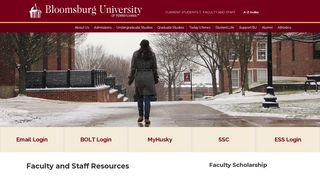 Faculty and Staff Resources | intranet.bloomu.edu