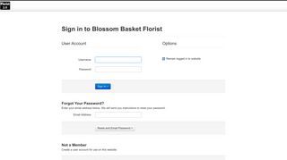Login :: Blossom Basket Florist
