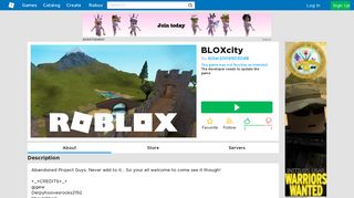 BLOXcity - Roblox