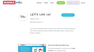 Bloxels EDU Log In Tutorial — Bloxels