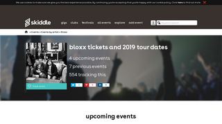 Bloxx tickets and 2019 tour dates - Skiddle