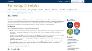 Blu Portal | Technology @ Berkeley