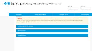 Claims - Blue Advantage Provider Portal