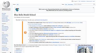 Blue Bells Model School - Wikipedia