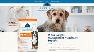 BLUE Natural Veterinary Diet® W+M Weight ... - Blue Buffalo