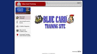 Blue Card Training - Student Login
