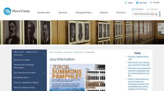 Jury Information | Pierce County, WA - Official Website