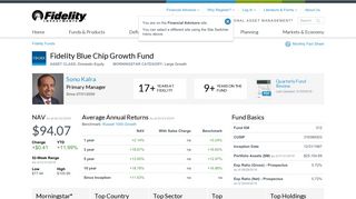 Blue Chip Growth - Fidelity Institutional Asset Management