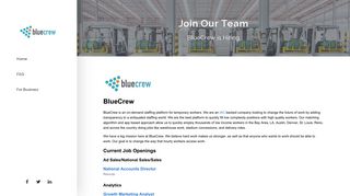 Job - Careers with BlueCrew, Build the future of work with us