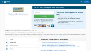 Blue Cross & Blue Shield of Arizona (BCBSA): Login, Bill Pay ... - Doxo