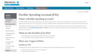 Flexible Spending Account (FSA) | Member | Premera Blue Cross