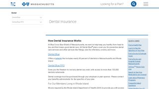 Dental Plans - Blue Cross Blue Shield of Massachusetts