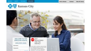 Blue Cross Blue Shield Kansas City | Employers | Login