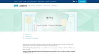 eBilling | Employers | Blue Cross and Blue Shield of Louisiana