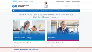 Log In | Blue Cross and Blue Shield of Montana