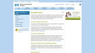 Health Care Provider Tools - Blue Cross and Blue Shield of Texas