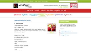 Manitoba Blue Cross | Medi-Quote Insurance Brokers