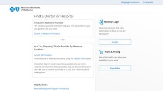 Find a Doctor or Hospital - Blue Cross Blue Shield of Oklahoma