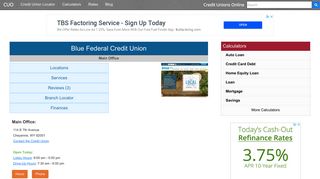 Blue Federal Credit Union - Cheyenne, WY - Credit Unions Online