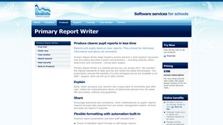 Primary School Pupil Report Writing - Blue Hills Software