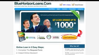 BlueHorizonLoans.Com ® Blue Horizon Payday Loans $1000