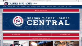 Columbus Blue Jackets Season Ticket Holder Central | Columbus ...
